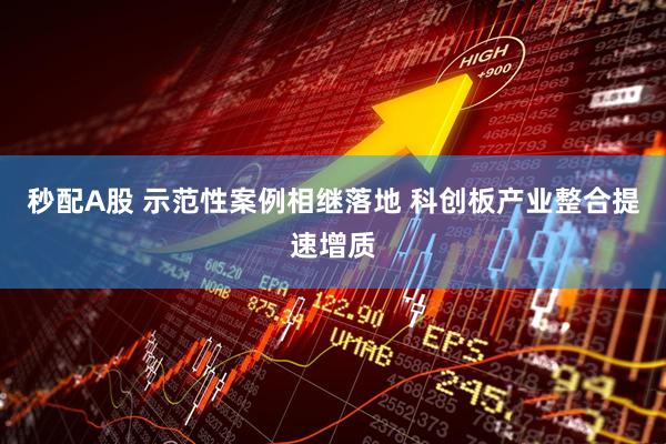 秒配A股 示范性案例相继落地 科创板产业整合提速增质