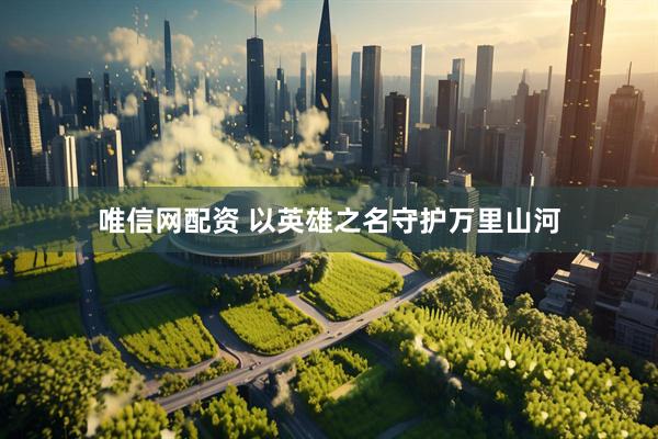 唯信网配资 以英雄之名守护万里山河