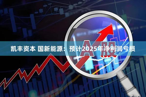 凯丰资本 国新能源：预计2025年净利润亏损